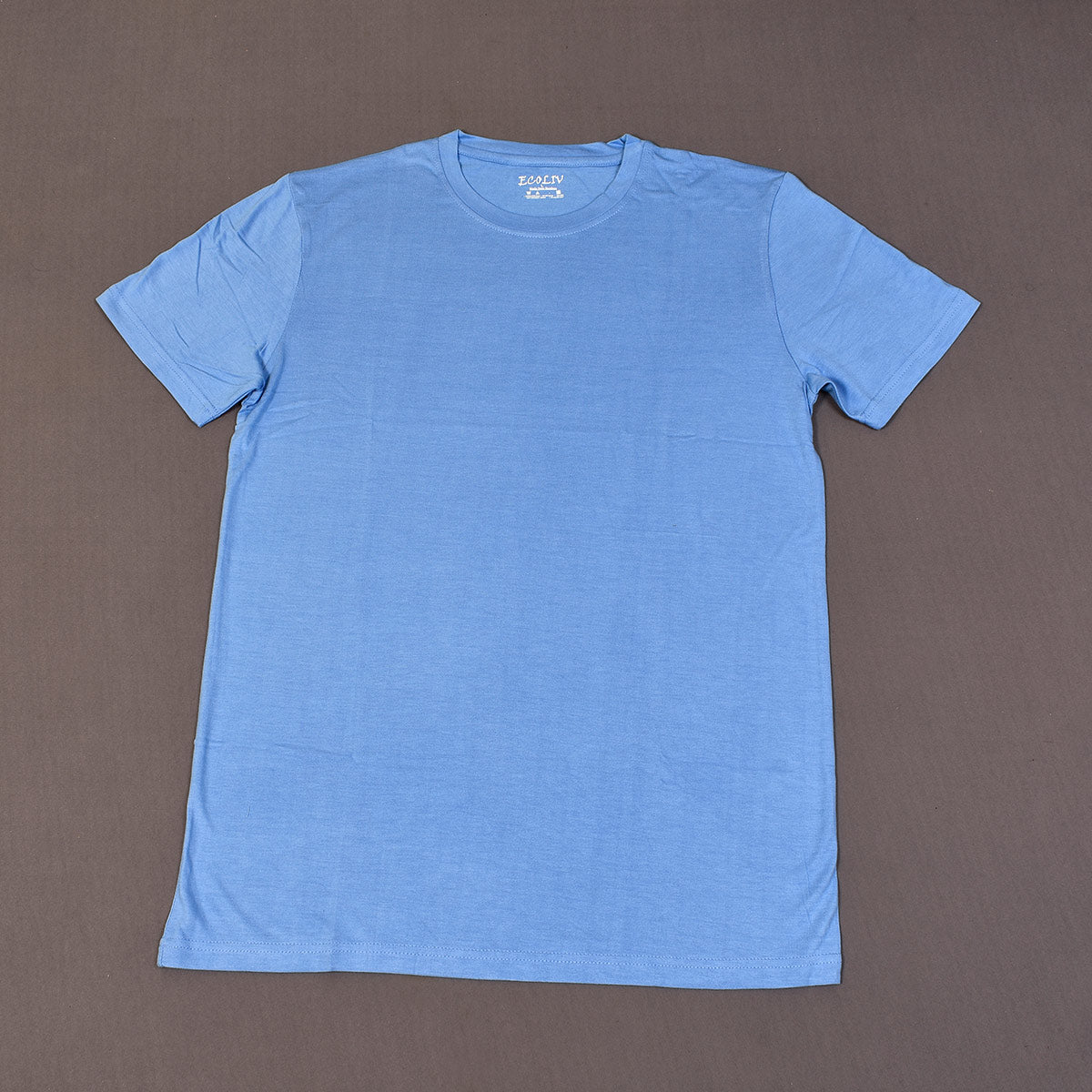 Men Bamboo Cotton Essential Blue Jasper Tee/ T-shirt