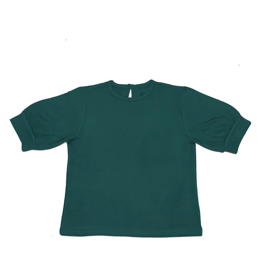 Organic Bamboo Green Buffy sleeve T-shirt