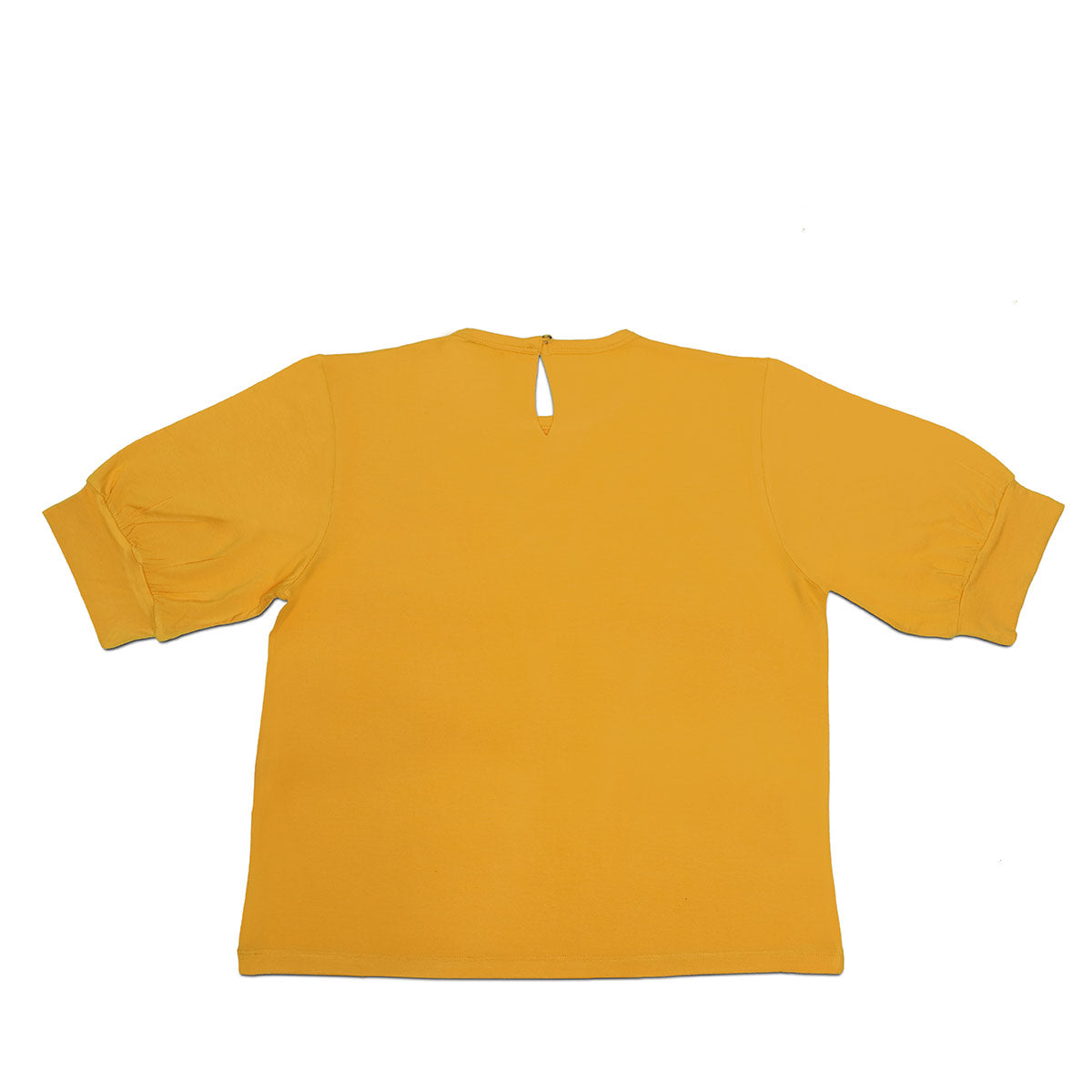 Organic Bamboo Yellow Buffy sleeve T-shirt