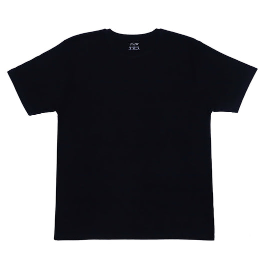 Men Organic Cotton Essential Black Tee/ T-shirt