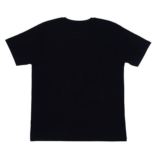 Men Organic Cotton Essential Black Tee/ T-shirt