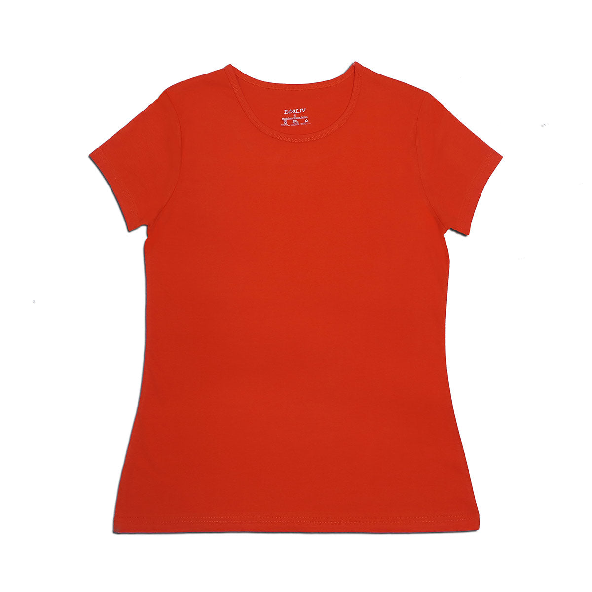 Women's Organic Cotton Cherry Tomato Essential  T-shirt