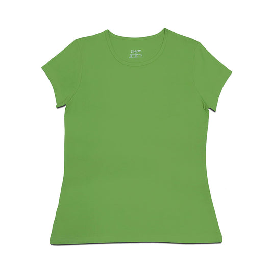 Women's Organic Cotton Lime green Essential  Tshirt