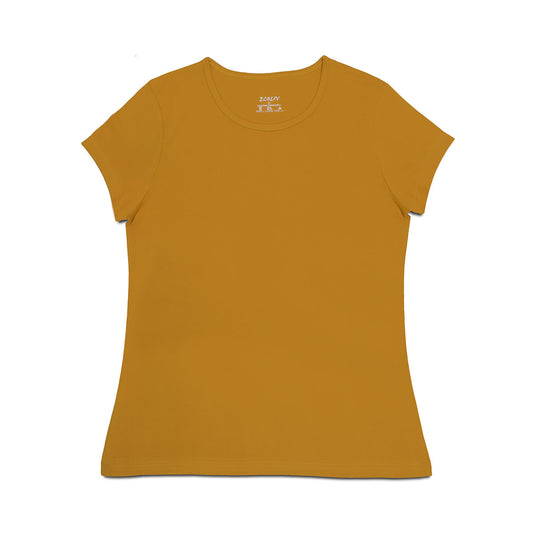 Organic Cotton Mustard Essential  T-shirt